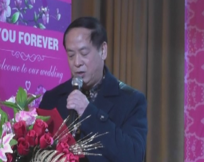 副会长汪厚刚宗亲向大会作《第二届理事会组成人员推荐名单》的说明