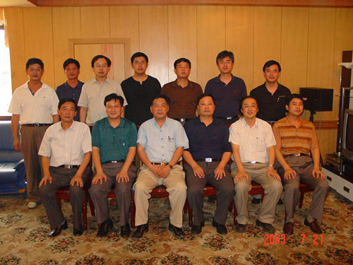 乐平市四套班子领导与华东院设计人员的合影