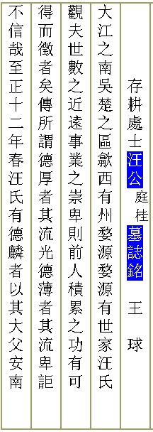 婺源汪庭桂墓志铭0