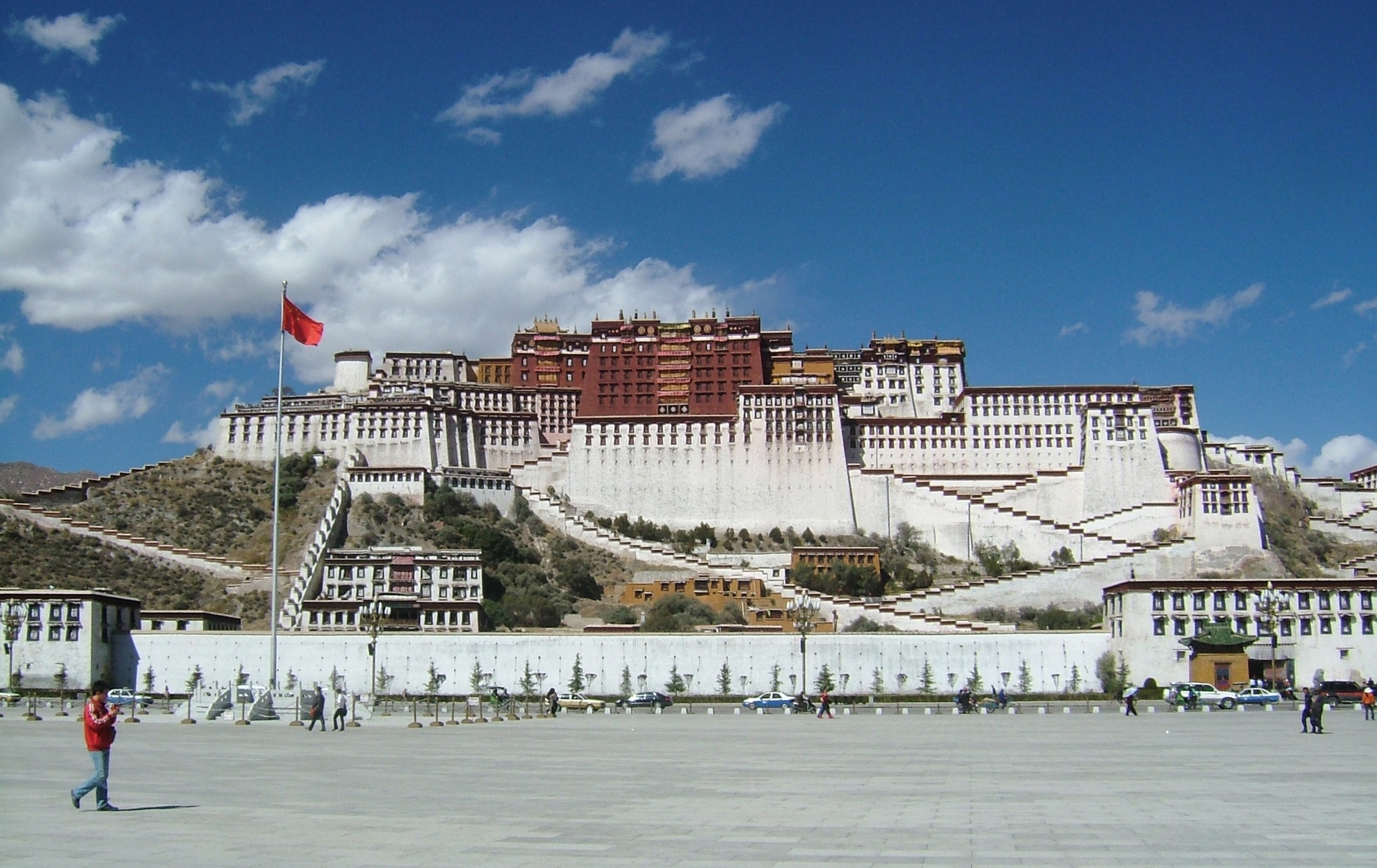 雄伟的布达拉宫