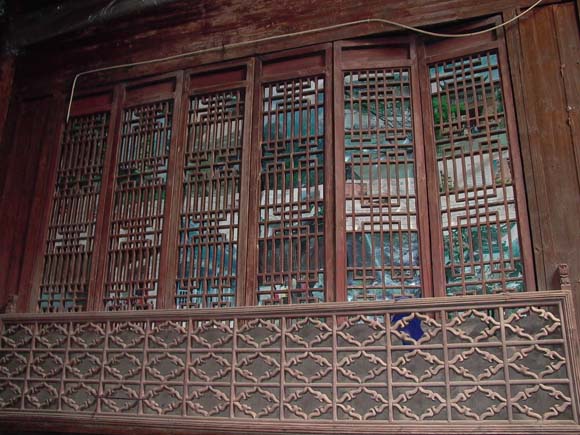 翰林住的五开间窗子