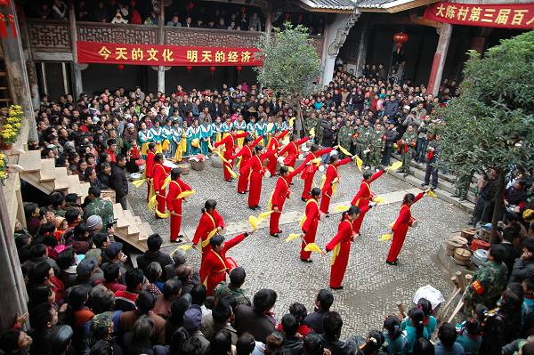 大陈女子腰鼓队