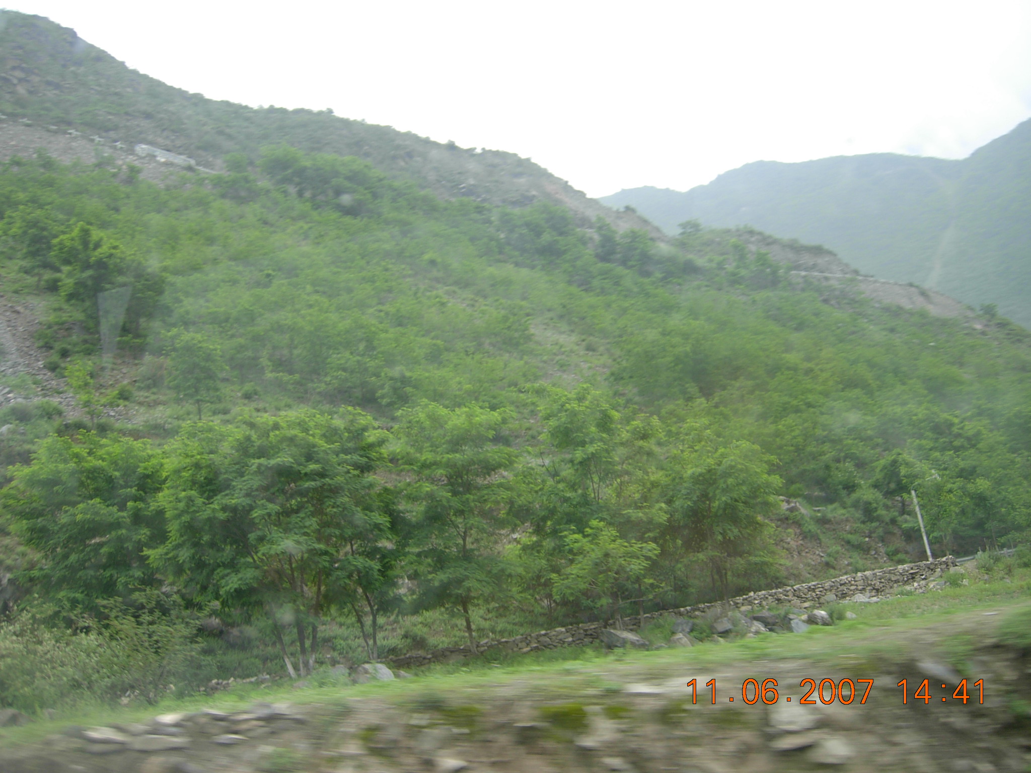 2007年6月路过都江堰至茂县拍摄的照片