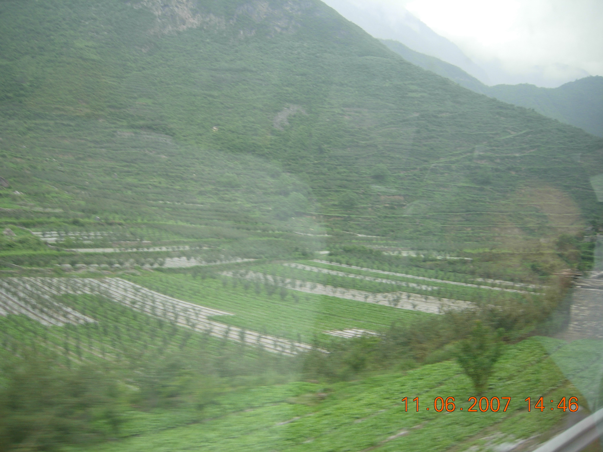 2007年6月路过都江堰至茂县拍摄的照片