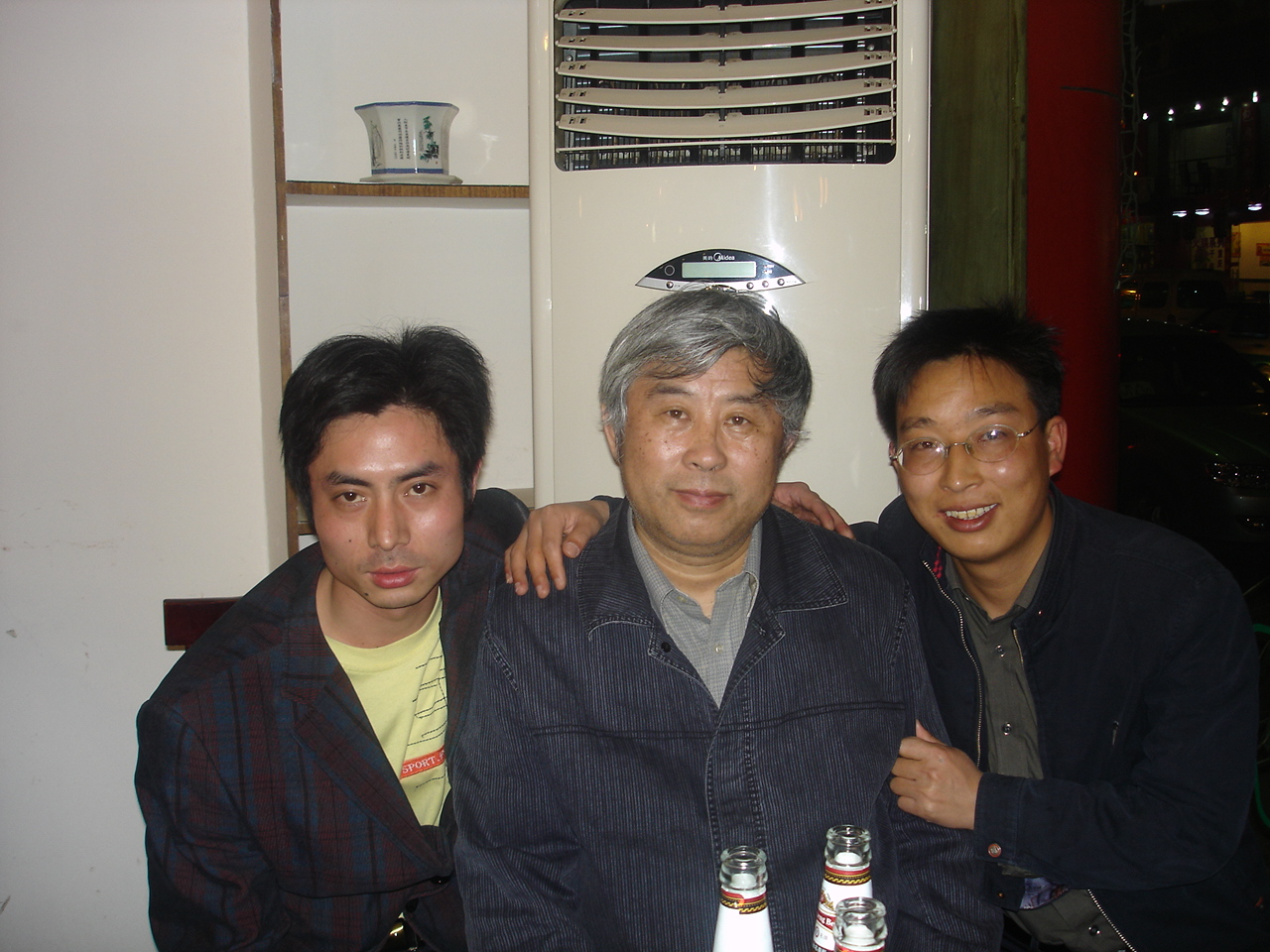 我和先进、汪锐合影