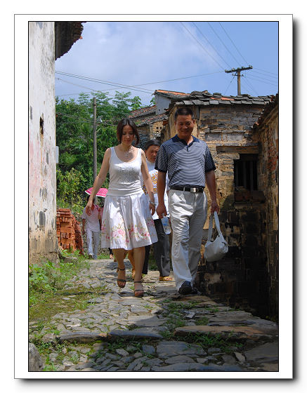 走一走大陈的青石小弄