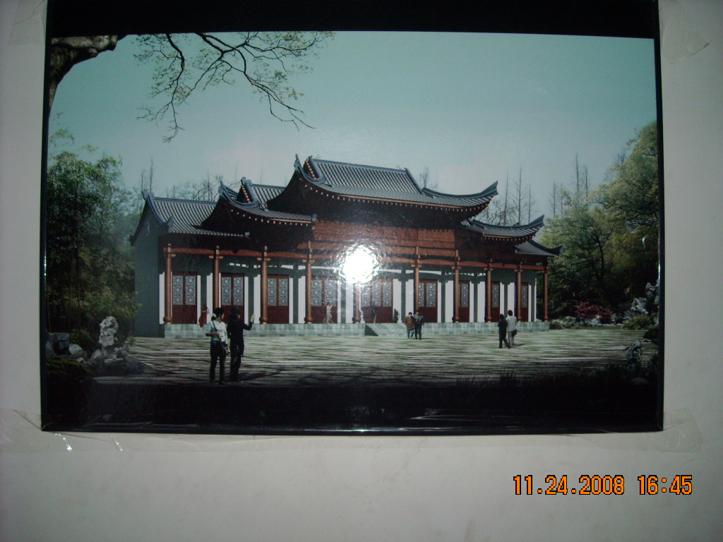 汪承兴老家正在筹建宗祠图片