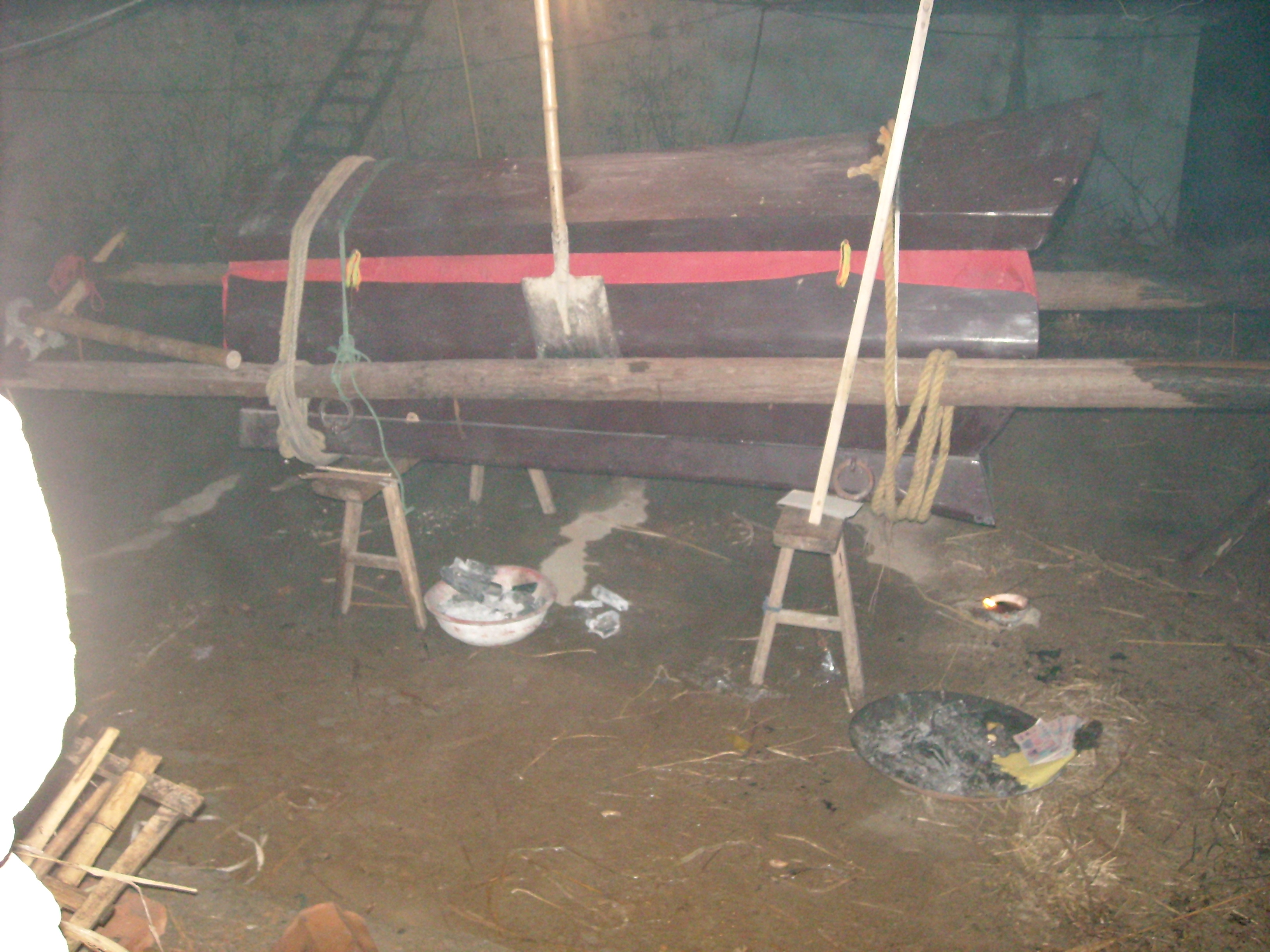 道生给奶奶大人烧纸钱