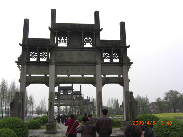 棠樾牌坊群一览