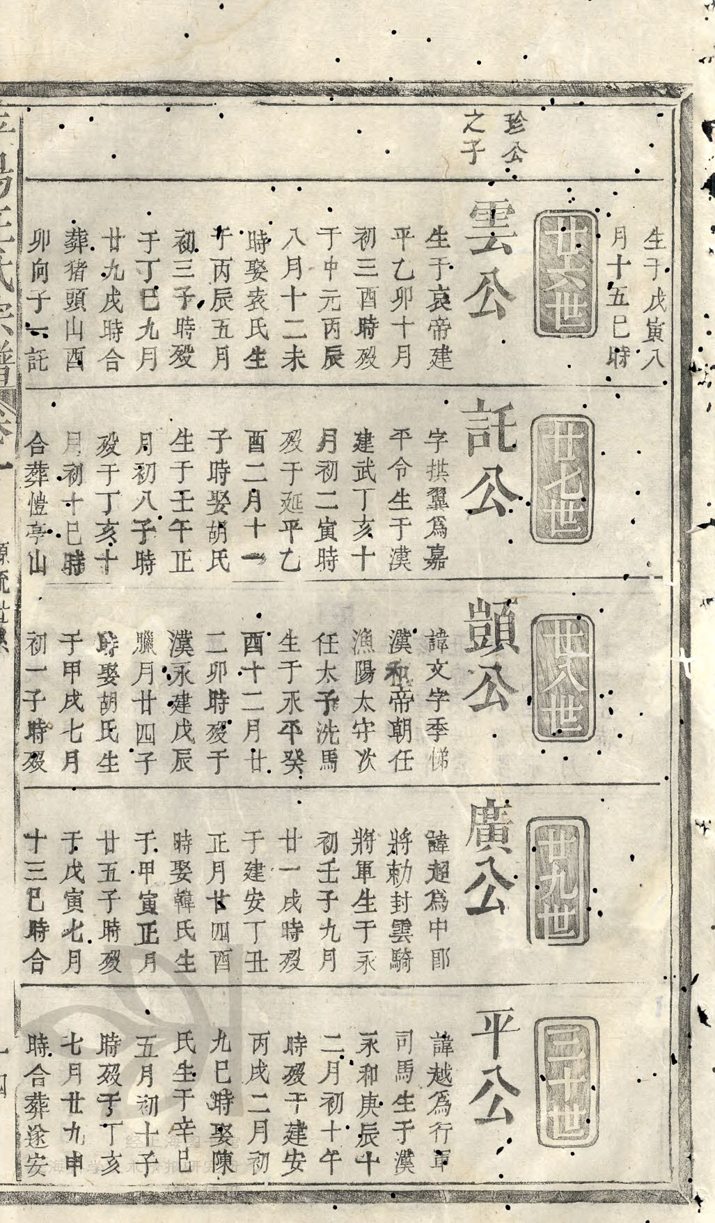 21世—25世、26世—30世