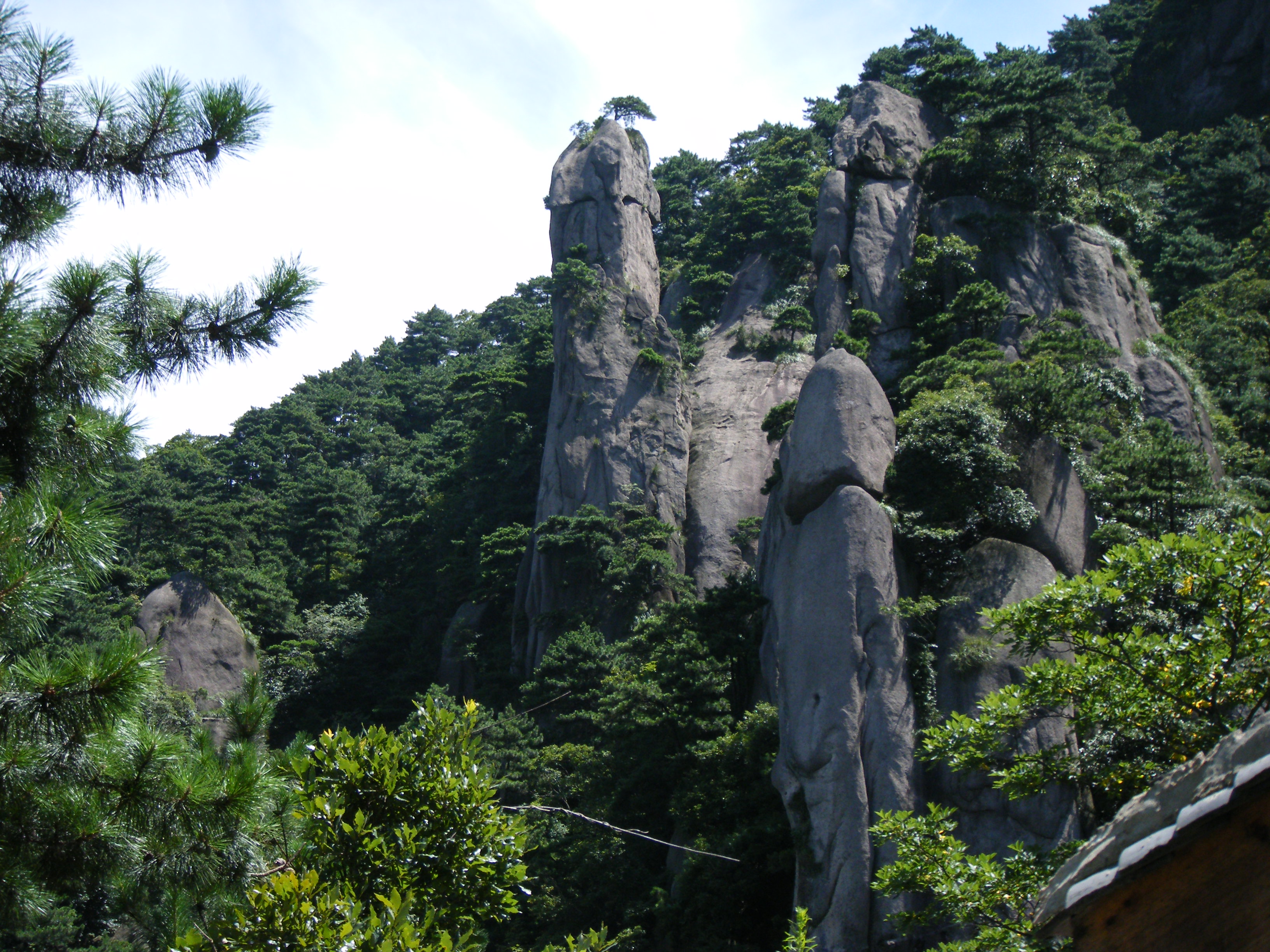 2008年8月，天台景区 尽险峰
