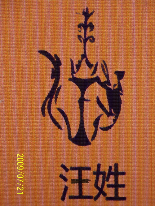 汪字的古代字体吧