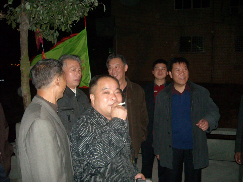 晚上三位北京来的贵客