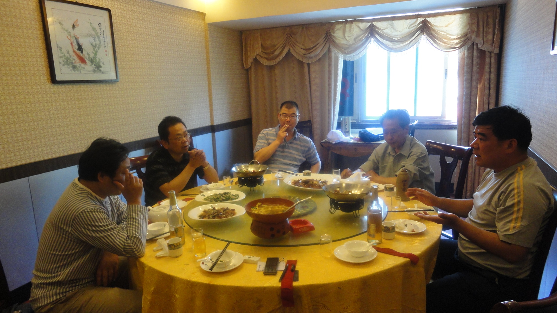 徳海、武林会长与金寨会长