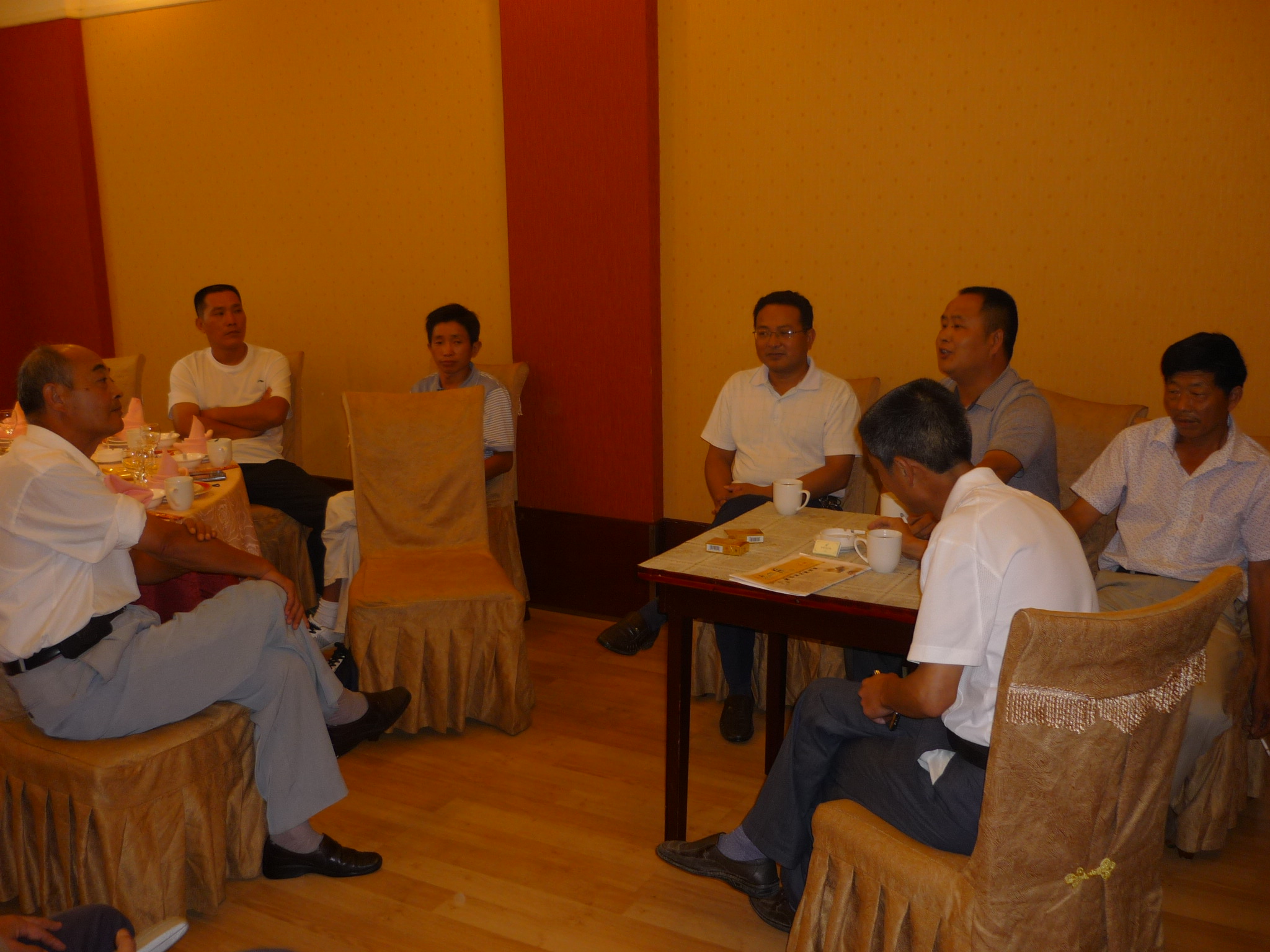 汪秀国介绍了第二次来老家任务