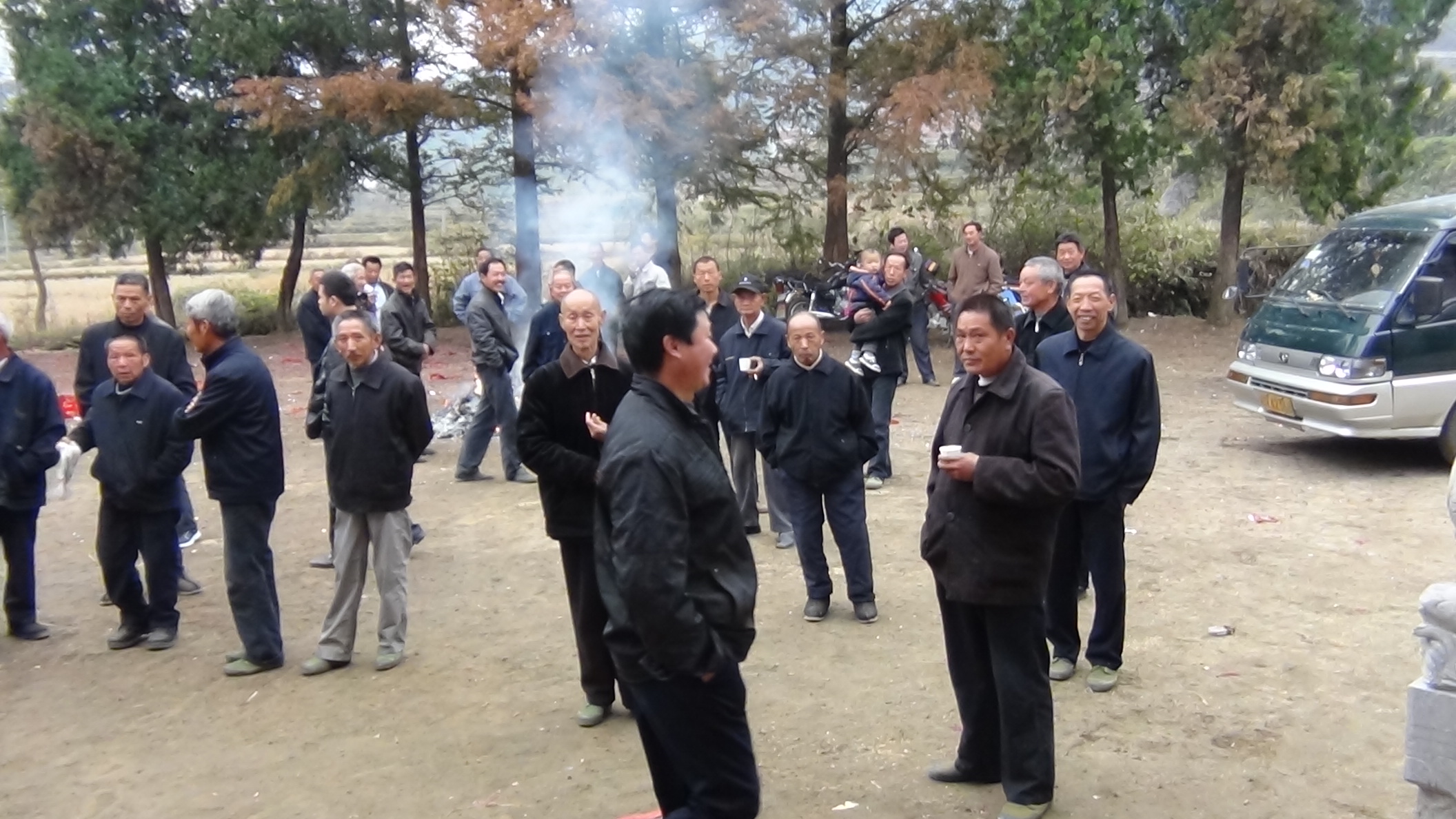 十一点赶到永贤堂祭祀现场