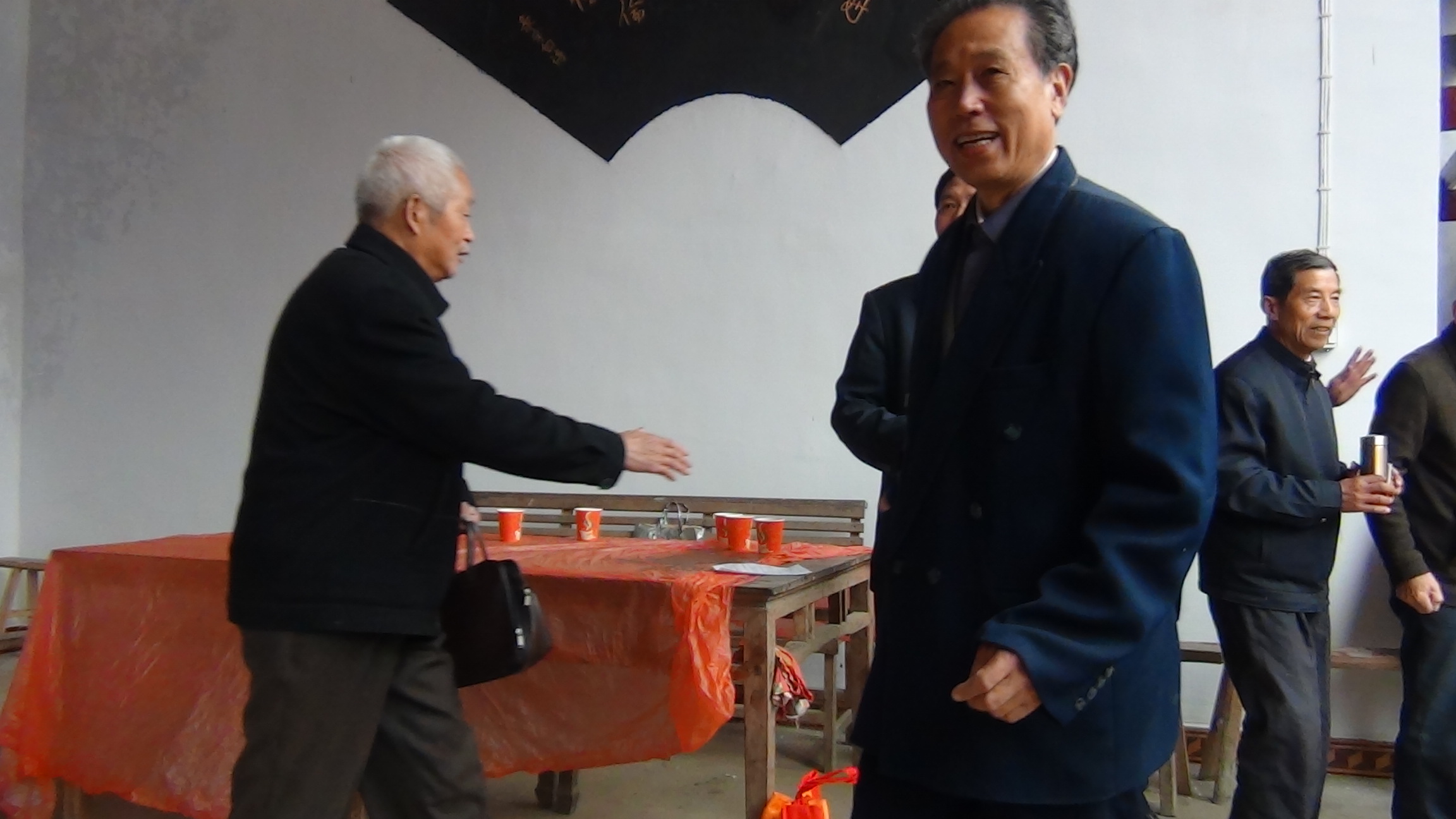 汪光福会长笑的多开心那