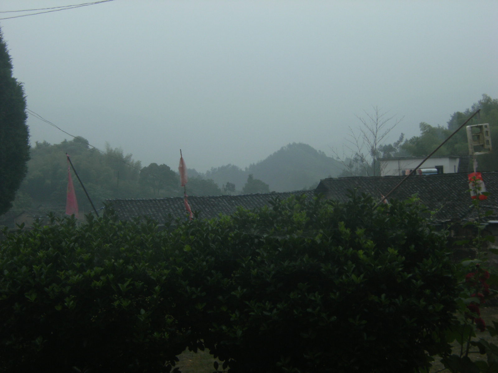 汪兴良家门前风景