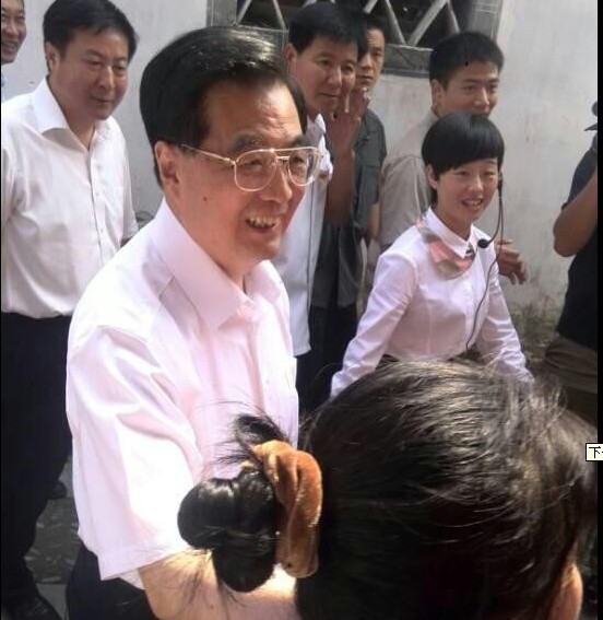前国家主席胡锦涛回安徽绩溪龙川老家