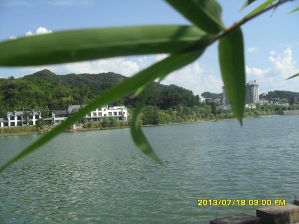 徽州照壁 前面景色