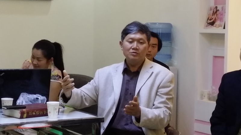 族长汪启开发言